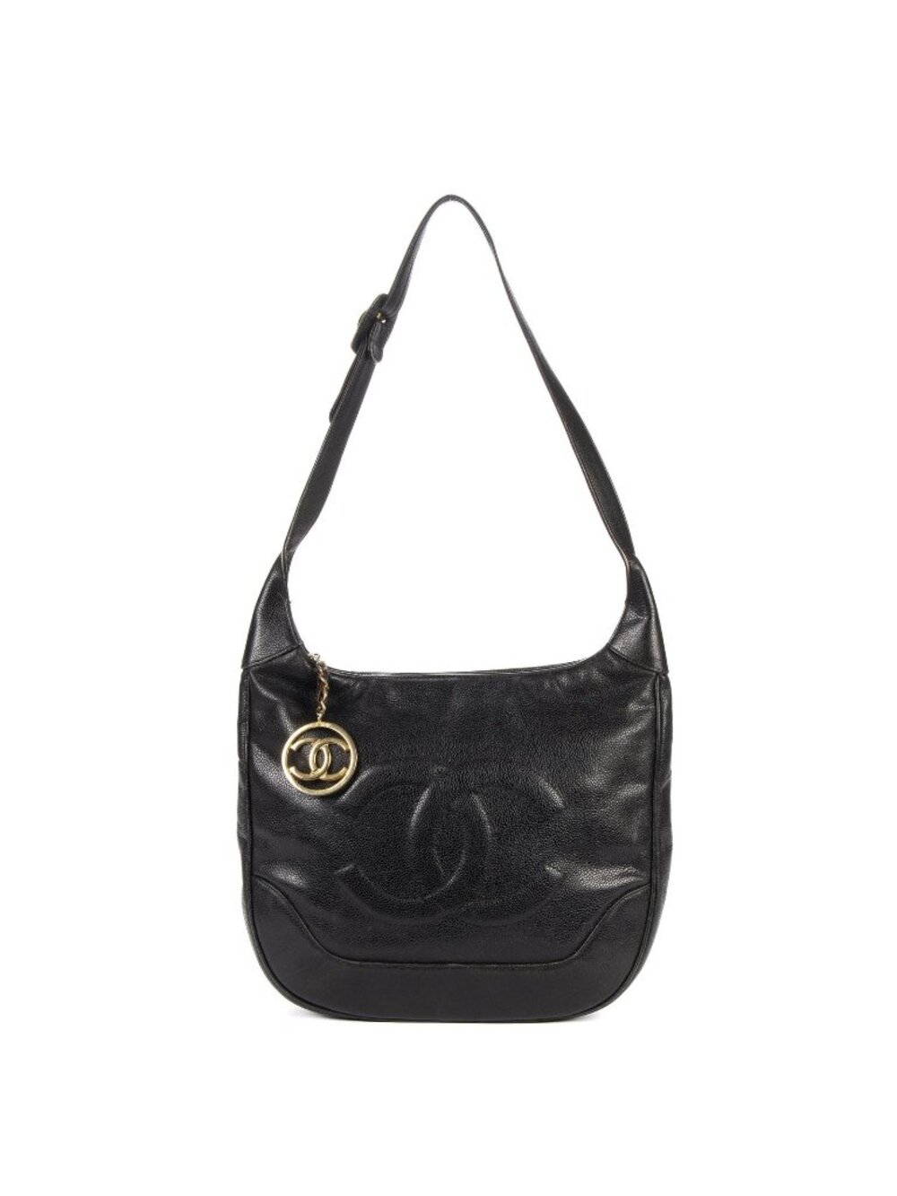 Chanel Hobo Black Cannage Lambskin Leather